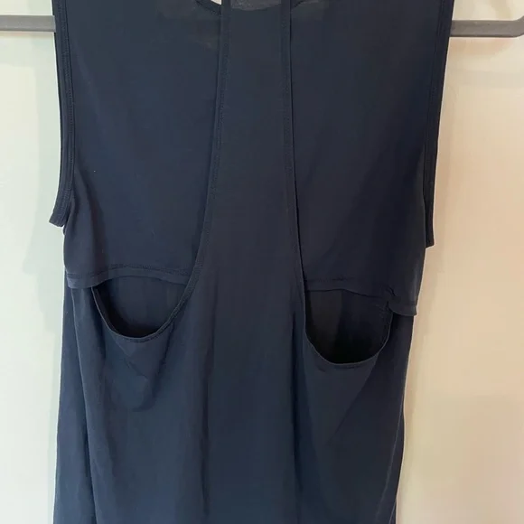 Athleta Navy Open-Back Tank Top - Picture 4 of 7